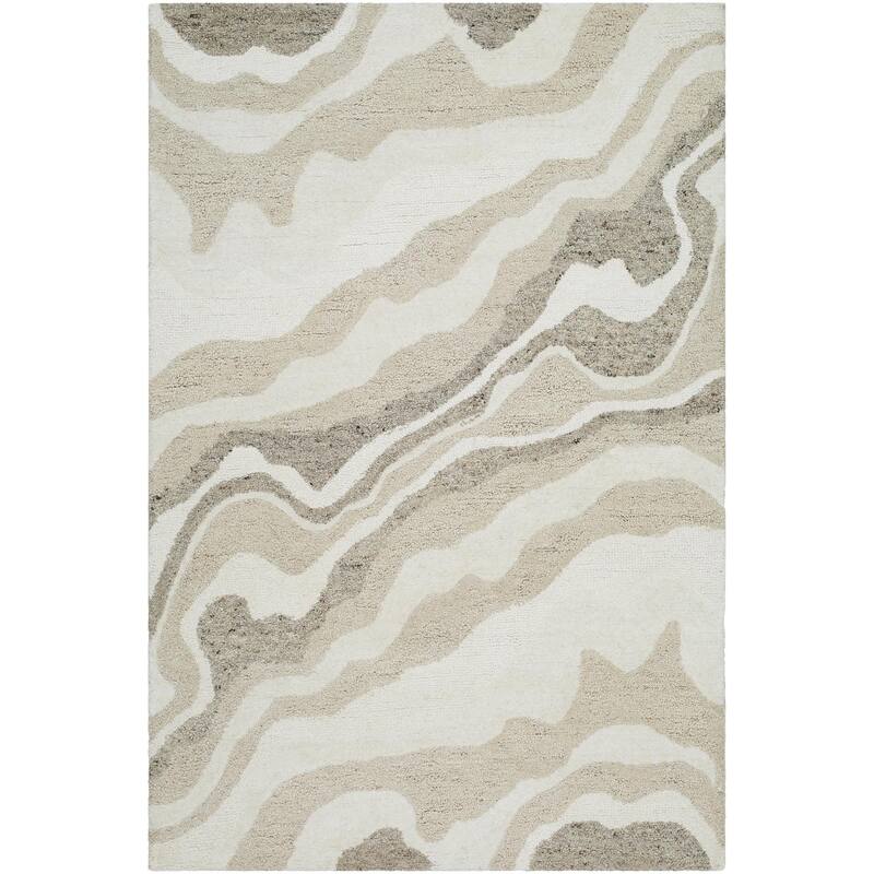 Livabliss Divine Farmhouse Abstract Area Rug