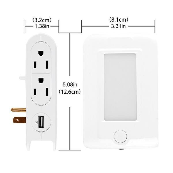 Shop Usb Charger Outlet High Speed Usb Wall Outlet Led Sensor