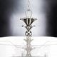 preview thumbnail 5 of 5, Luxury Cosmopolitan Chandelier, 20"H x 22"W, with Traditional Style, Polished Nickel, by Urban Ambiance - 20H x 22W x Dep