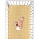 preview thumbnail 4 of 4, Yellow Boho Mudcloth Boy Girl Fitted Crib Sheet Mustard Orange White Bohemian Woodland Tribal Mud Cloth Hatch Gender Neutral