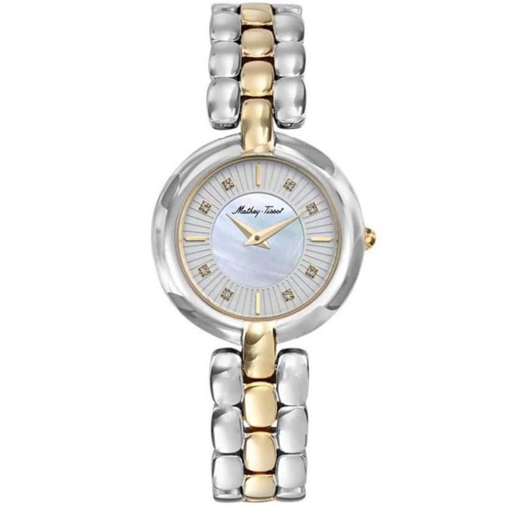 Mathey Tissot Women's Farah Mother of Pearl Dial Watch - D956BYI - Mother of Pearl - 6 (36)