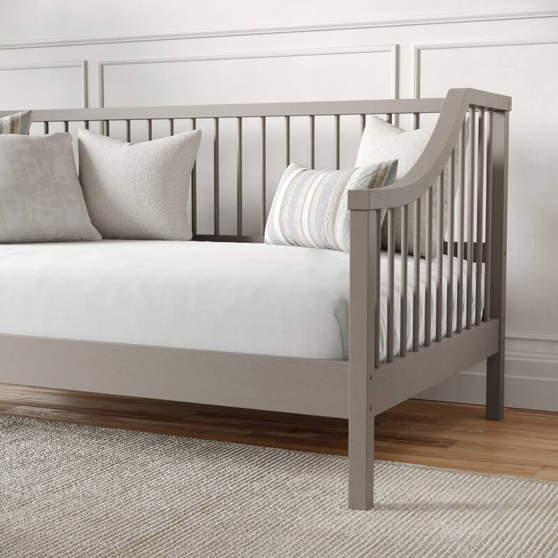 Martha Stewart Solid Wood Platform Daybed with Wooden Spindles