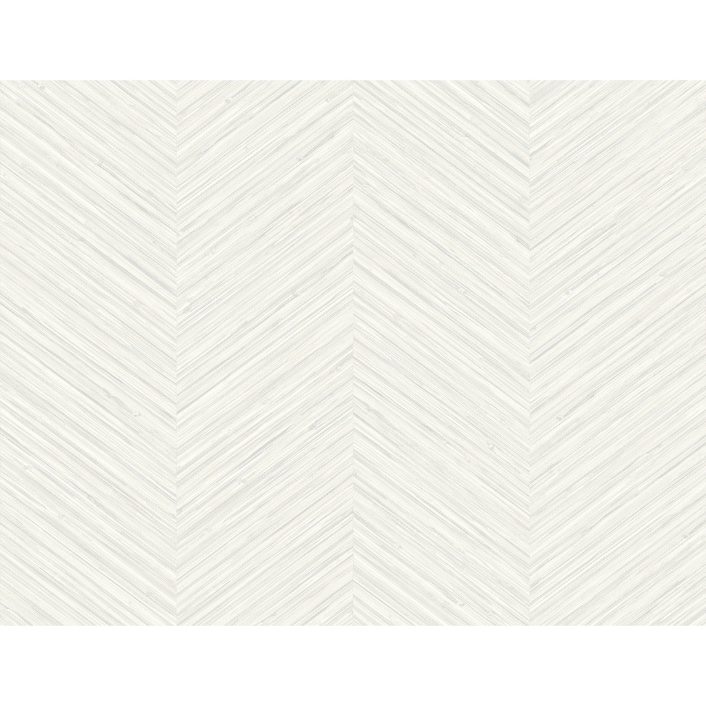 A-Street Prints Apex White Weave Wallpaper