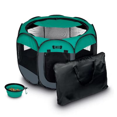 Ruff 'n Ruffus Portable Foldable Pet Playpen - Small