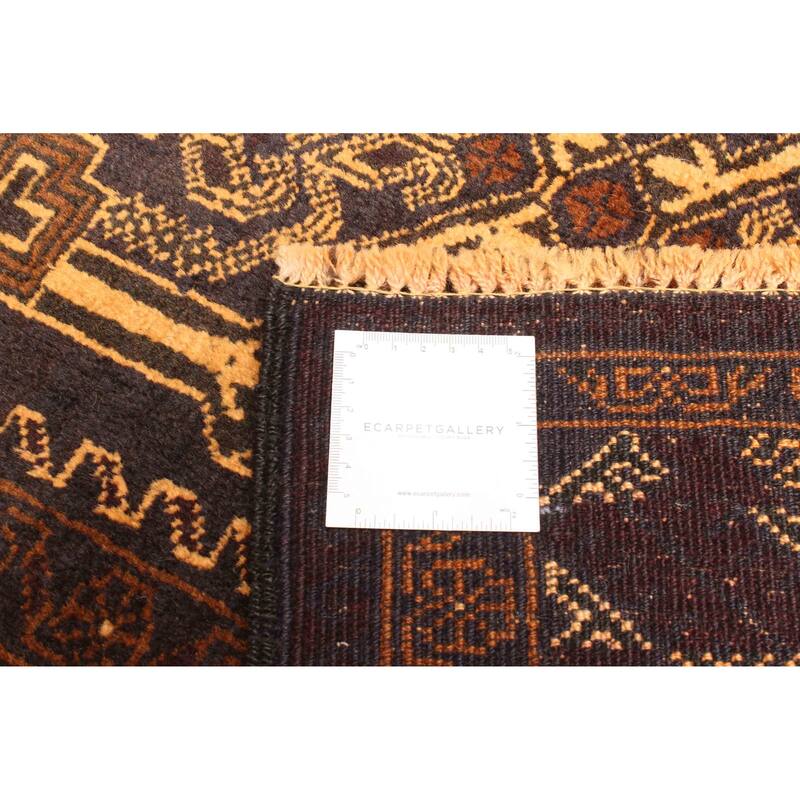 ECARPETGALLERY Hand-knotted Teimani Light Brown Wool Rug - 2'10 x 4'9