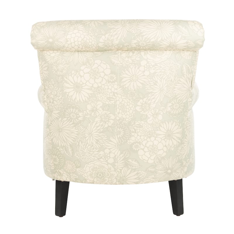 SAFAVIEH Gramercy Garden Motif Grey Club Chair - 29.8" x 32.8" x 32.4"