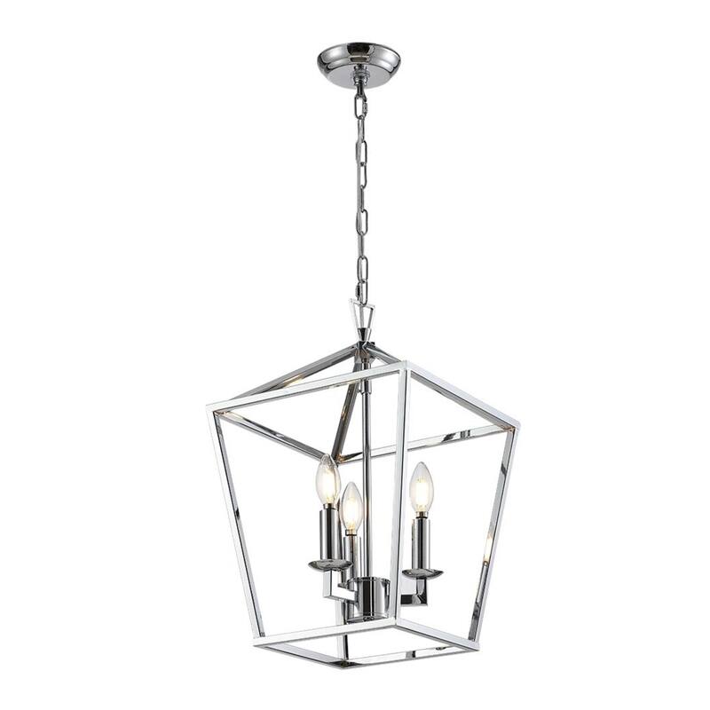 12.6 " Mini Kitchen Island Small Open Cage Ceiling Lamp