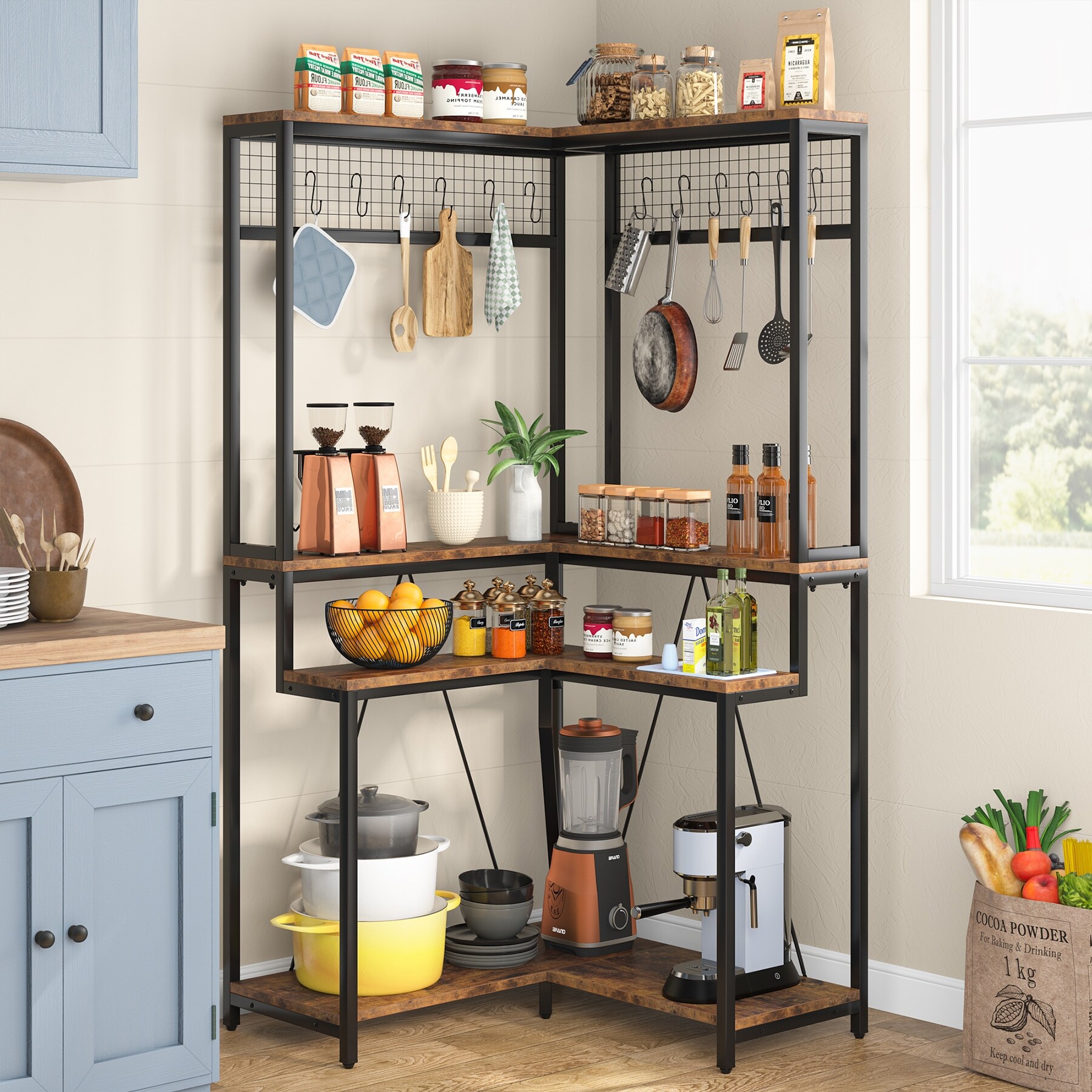 Corner bakers hotsell rack for kitchen
