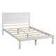 preview thumbnail 6 of 6, Classic Platform Bed Frame Wood Full Bed with Headboard, Solid Wood Full Size Platform Bed Frame, No Box Spring Needed