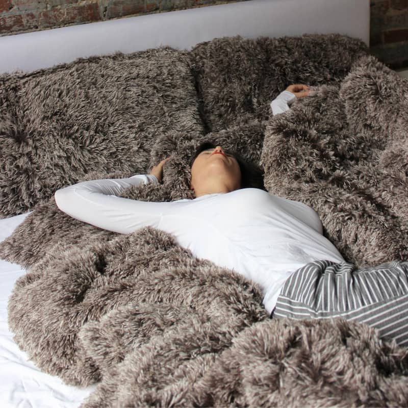 Are You Kidding - Coma Inducer® Oversized Comforter Set - Frosted Chocolate
