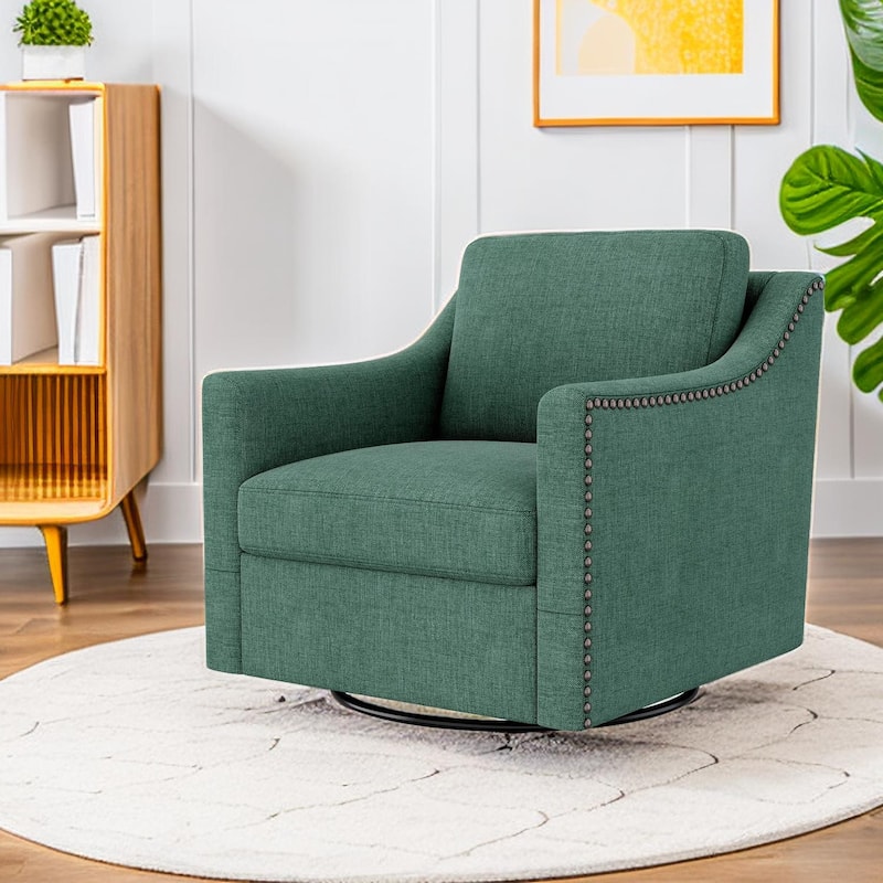 Swivel Accent Chairs for Living Room, 360 Degree Arm Chairs for Bedroom Living Room Chair Bedroom Chair
