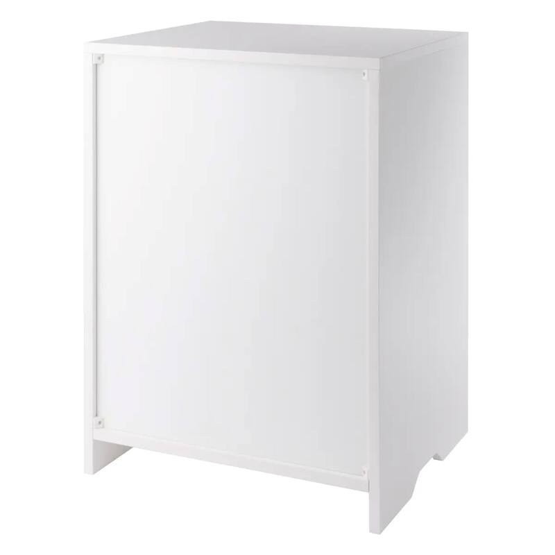 Open Shelf Storage Cabinet - 26.25" - White