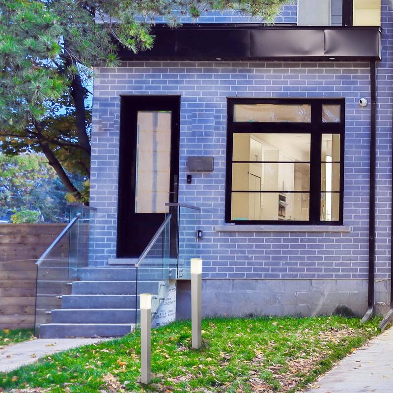Calgary Outdoor Post Light with Stainless Steel Finish