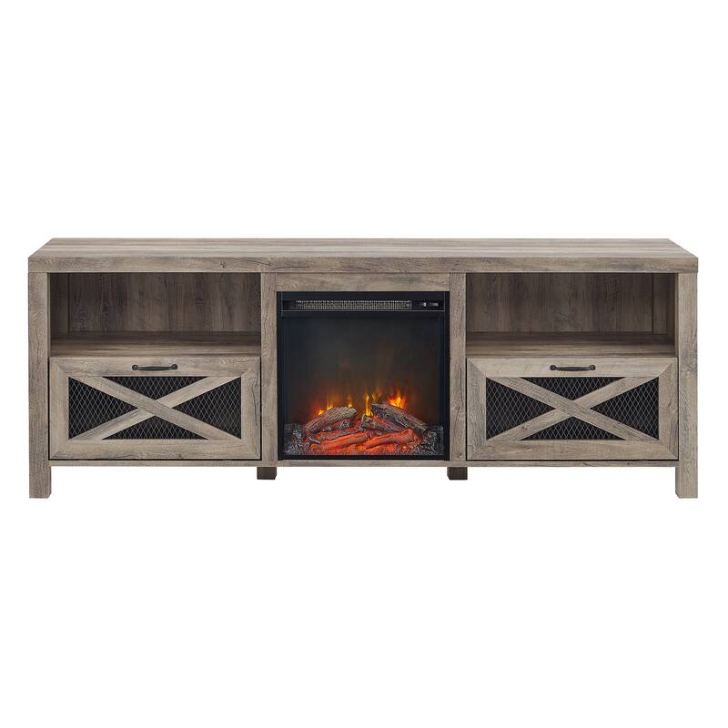 Middlebrook 70-inch Rustic Fireplace TV Stand