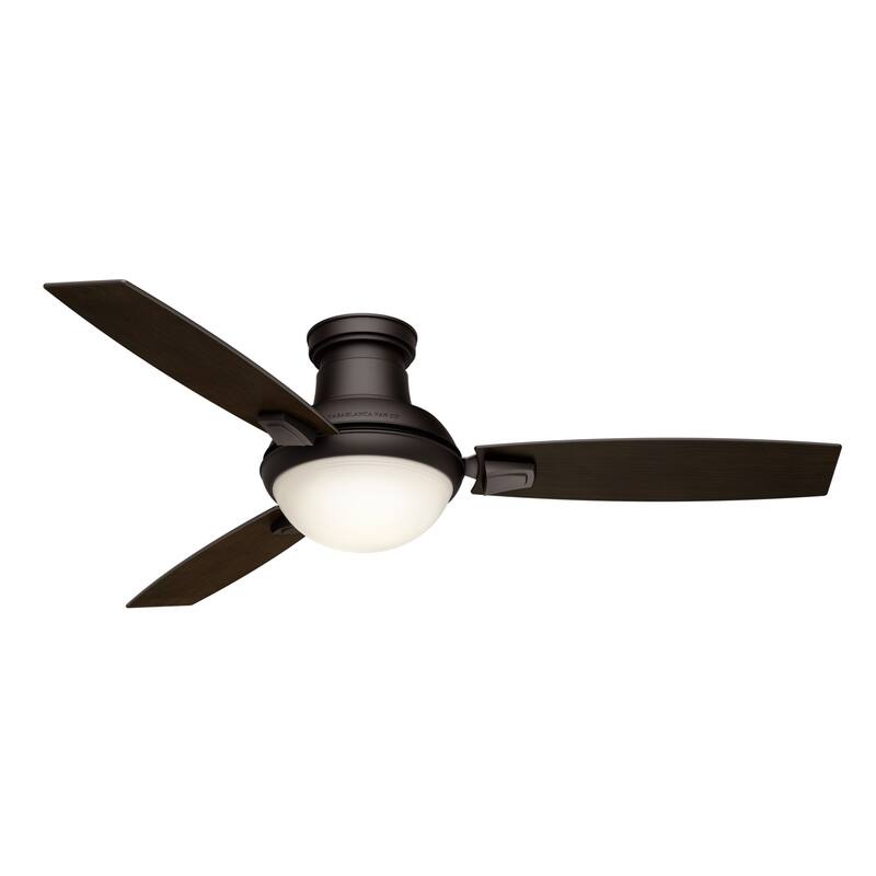 Casablanca 54" Verse Outdoor Ceiling Fan with LED Light Kit and Handheld Remote - DAMP RATED!