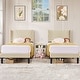 preview thumbnail 1 of 18, Kids Bed Frame, Height Adjustable Upholstered Bed, Twin Size Bed Set of 2