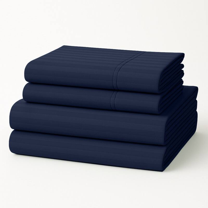 Premium Breathable Cotton Deep Pocket Sheet Set Hotel-Quality Comfort
