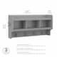 Woodland 40W Wall Mounted Coat Rack with Shelf by Bush Furniture