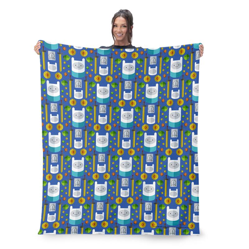 Cartoon Network Adventure Time Silk Touch Throw Blanket
