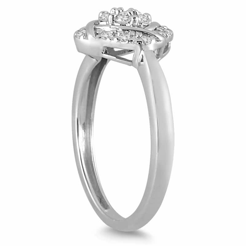 Marquee 1/4 Carat TW Diamond Ring in 10K White Gold