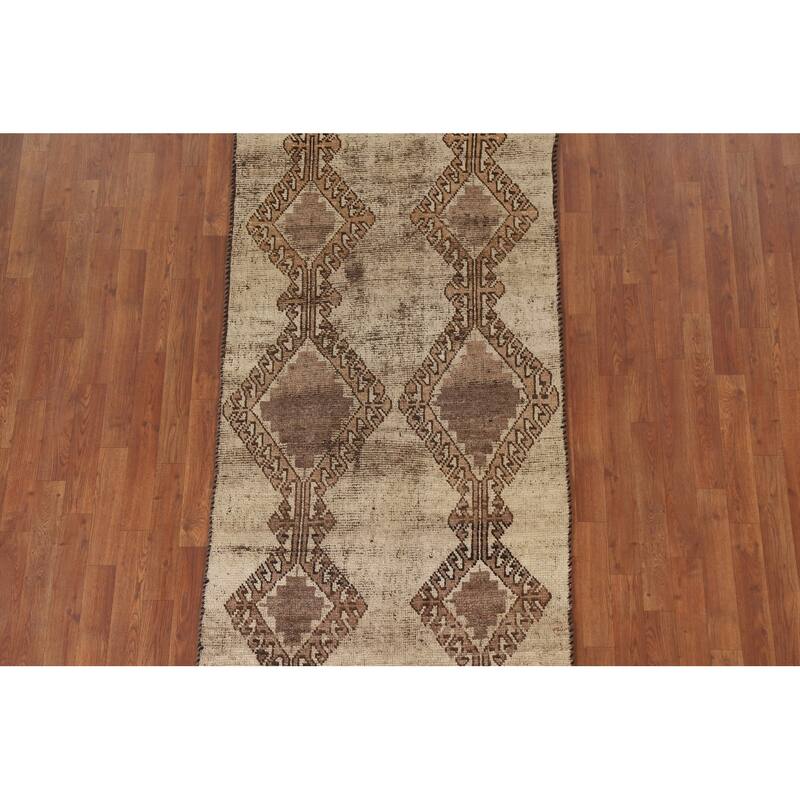 Gabbeh Qashqai Persian Antique Area Rug Handmade Wool Carpet 3'4" x 6'5" Bed Bath & Beyond