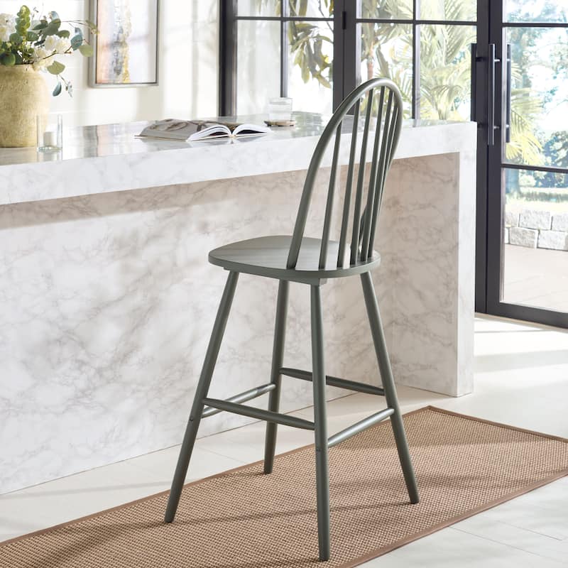 SAFAVIEH Home Omaha Bar Stool - 21"W x 20"D x 48"H