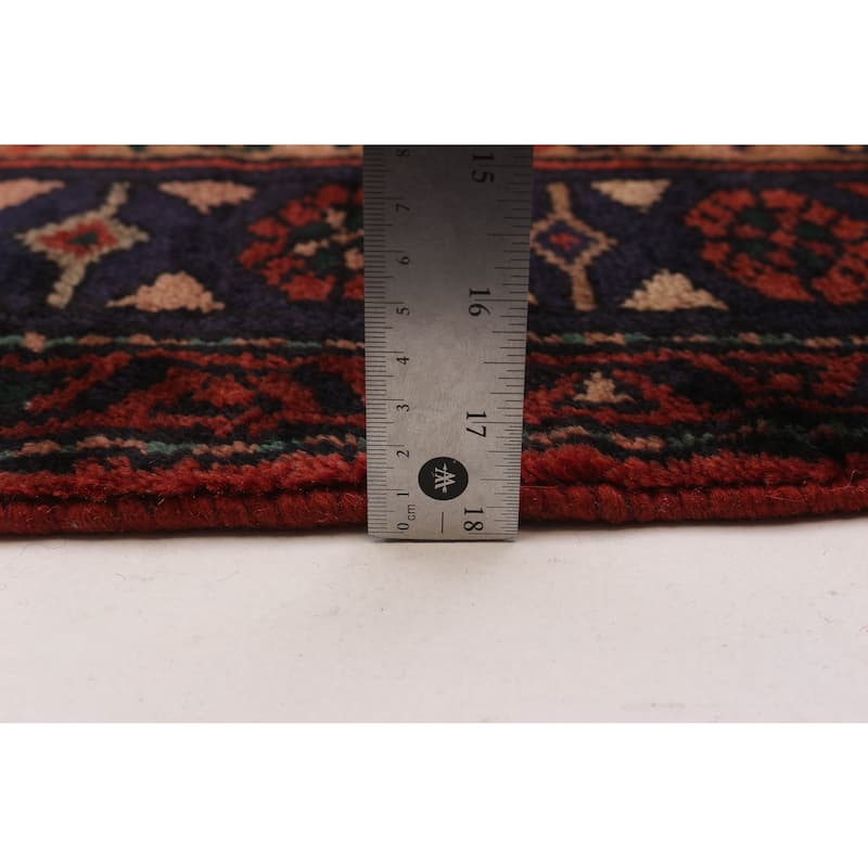 ECARPETGALLERY Hand-knotted Andelz Red Wool Rug - 3'7 x 6'9
