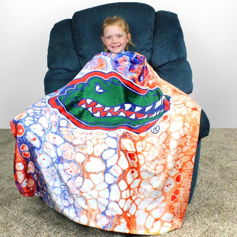 Florida Gators Sublimated Soft Throw Blanket