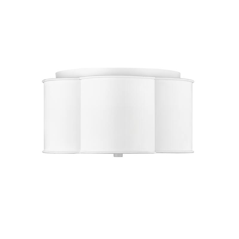 Millennium Lighting 3 Light Flush Mount Fixture - Matte White