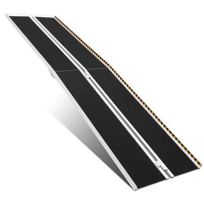 Portable Non-Slip Folding Handicap Ramp, Wheelchair Ramp