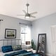 preview thumbnail 11 of 17, Hunter 44" Burroughs Ceiling Fan with LED Light, Pull Chain