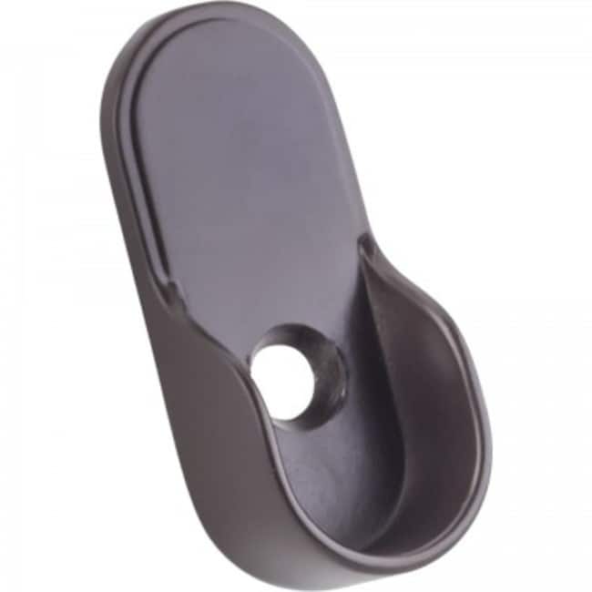 Hardware Resources Open Top Press Fit Closet Rod Mounting Bracket for