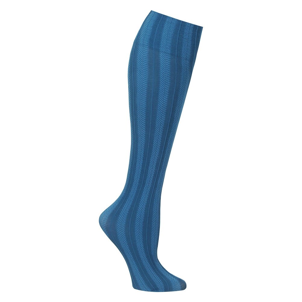 Shop Women S Wide Calf Solid Patterned Trouser Socks 3 Pack