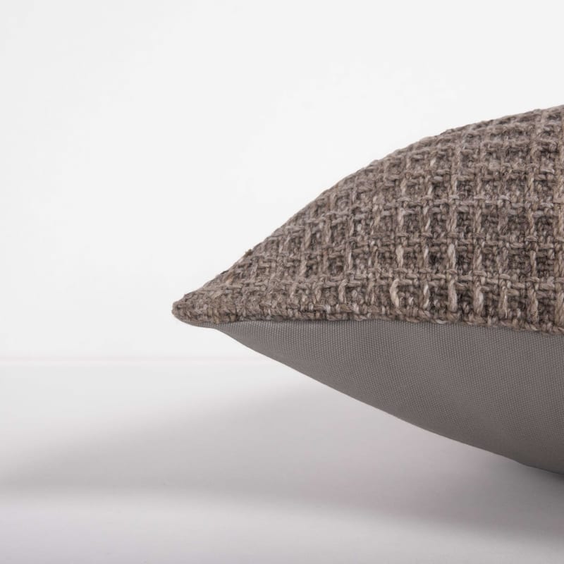 Rizzy Home Modern Heathered Solid Throw Pillow