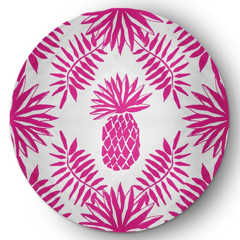 Pineapple Leaves Spring Chenille Rug