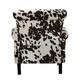 HULALA HOME Nailhead Trim Traditional Accent Armchair with Rolled Arms
