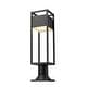 preview thumbnail 6 of 6, Z-Lite Barwick 23" Tall LED Outdoor Pier Mount Post Light