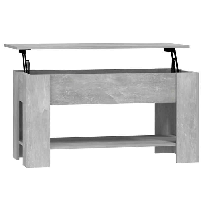 vidaXL Coffee Table Lift Top End Table Accent Side Sofa Table Engineered Wood - 39.8" x 19.3" x 20.5"