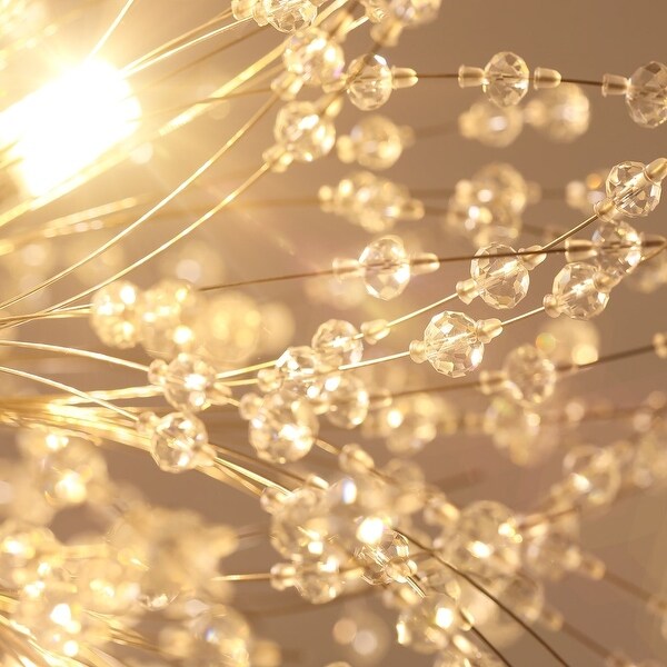 9 16 Light Modern Glam Large Round Globe Starburst Crystal Pendant Sphere Sputnik Firework Chandelier 9 Light Chrome
