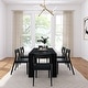 preview thumbnail 16 of 23, Modern 72-inch Rectangle Dining Table Set with 6 Chairs