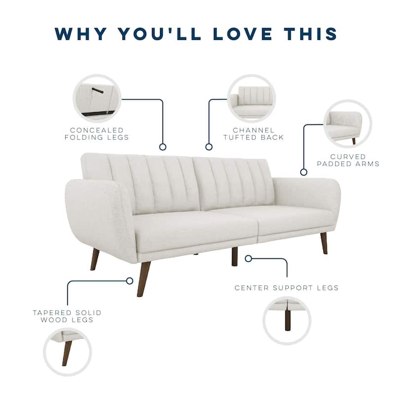 The Novogratz Brittany Futon Sofa Bed