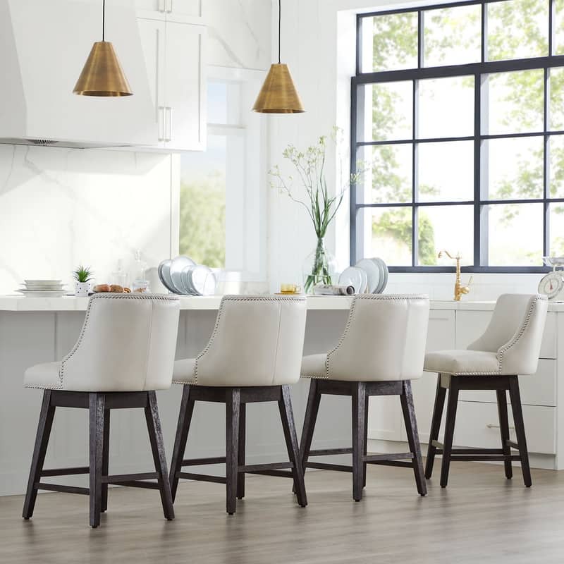Spruce & Spring Oliver Counter Height Swivel Barstool Set