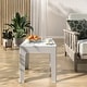 preview thumbnail 13 of 14, Trillia Resin Outdoor End Table White