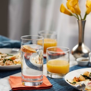 Libbey Province 16-Piece Tumbler and Rocks Glass Set - Set of 16