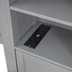 preview thumbnail 107 of 105, Modern Platform Bed with Integrated Cabinet, Trundle Bed and Drawers