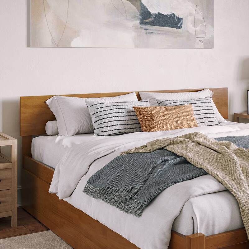 Orlando Platform Bed with Footboard and Storage Drawers