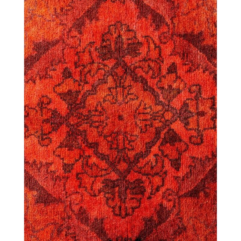 Fine Vibrance One-of-a-Kind Hand-Knotted Area Rug - Pink, 5' 1" x 5' 1" - 5' 1" x 5' 1"