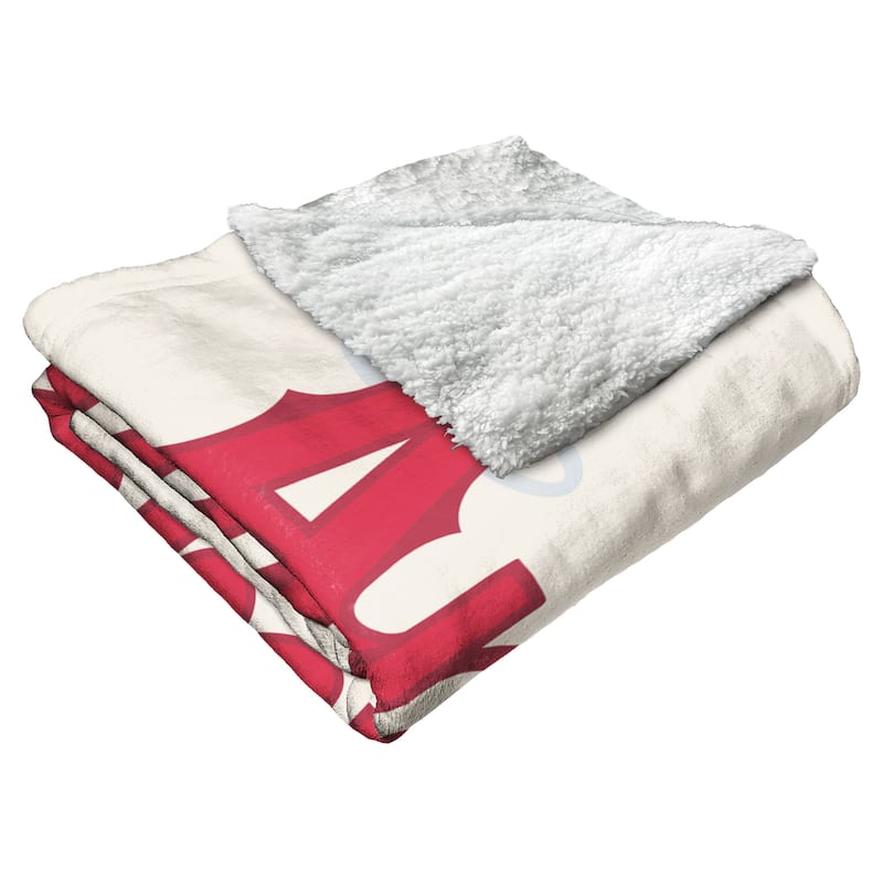 MLB City Connect Los Angeles Angels Silk Touch Sherpa Throw