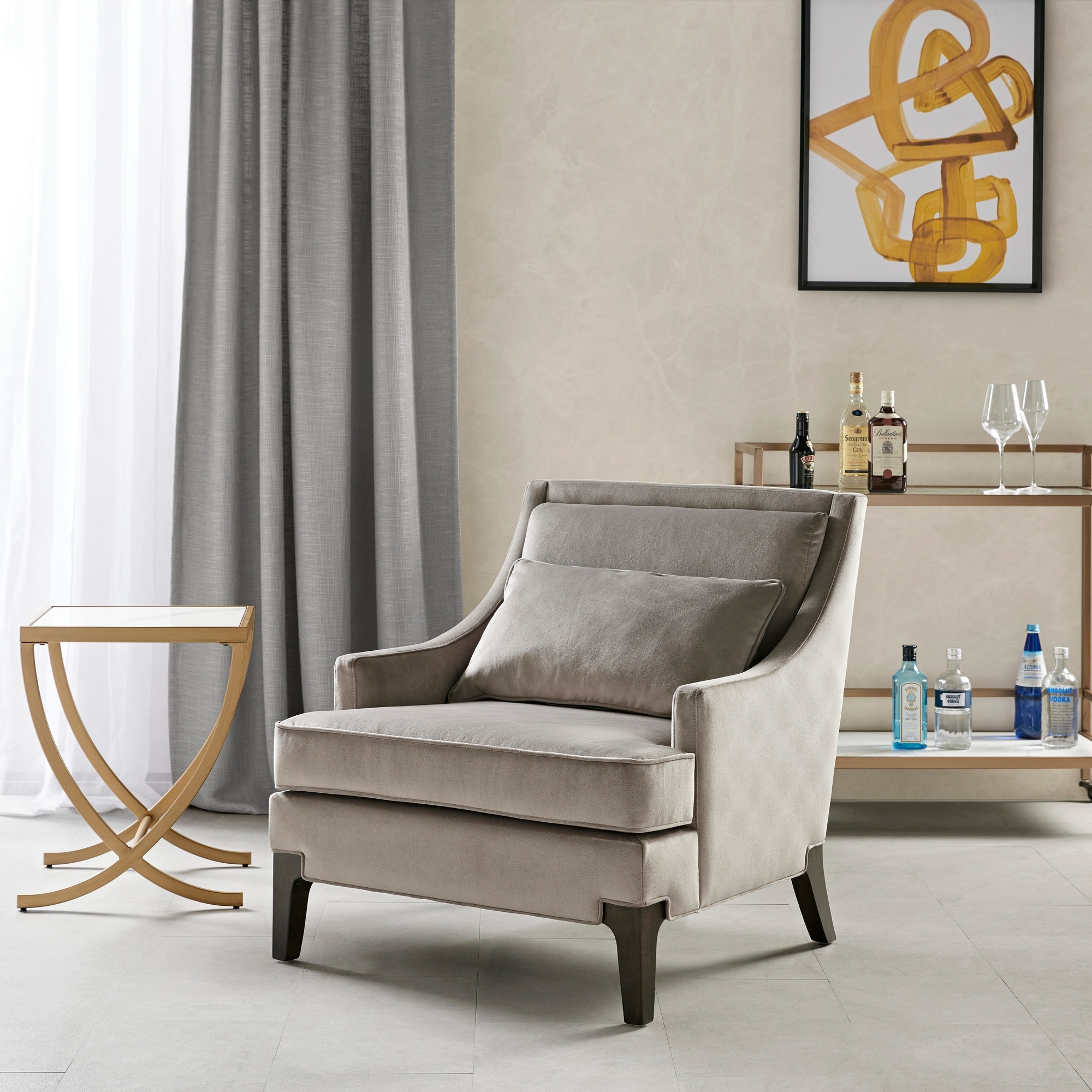 Martha Stewart Perry Street Anna Arm Accent Chair