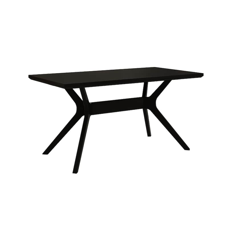 Plank and Beam Verso Cross Leg Rectangular Dining Table - 60"